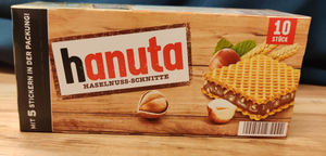 HANUTA (haselnusstafeln)  Wafers filled with haselnuts and chocolate